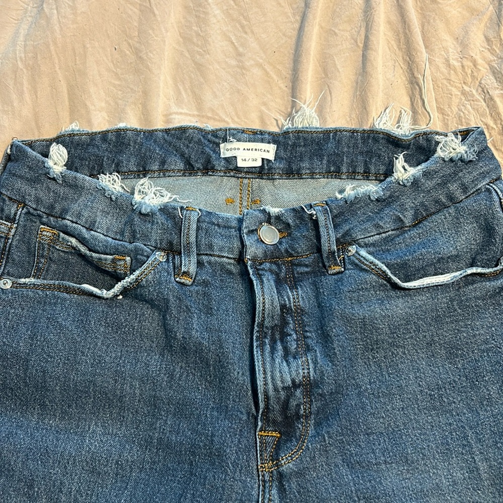 Good American jeans. Size 14, bootcut. PETITE